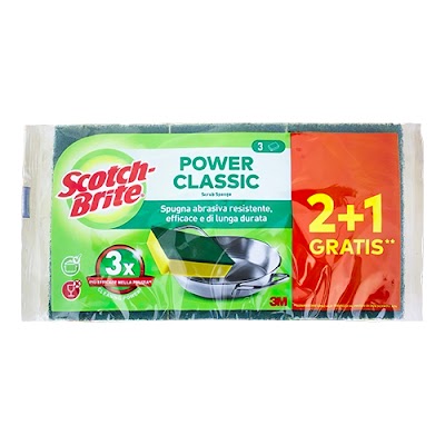SCOTCH BRITE ΣΦΟΥΓΓΑΡΙ ΚΟΥΖΙΝΑΣ ΚΙΤΡΙΝΟ 2+1 ΔΩΡΟ